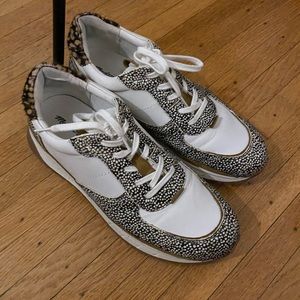 Madewell size ten leopard trainers